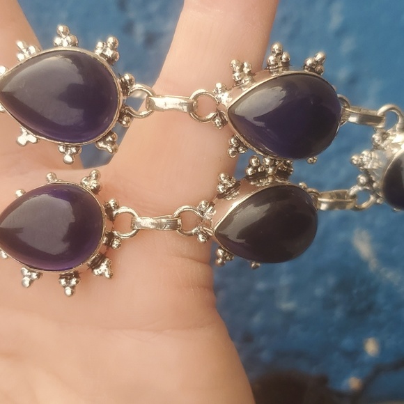 New Iolite 925 Silver Necklace. - Picture 10 of 10